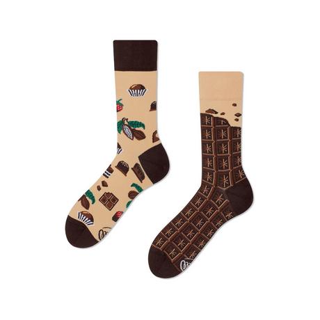 Many Mornings CHOCOLATE TIME Wadenlange Socken 