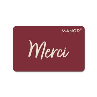 Manor Dark red / Merci Geschenkkarte 