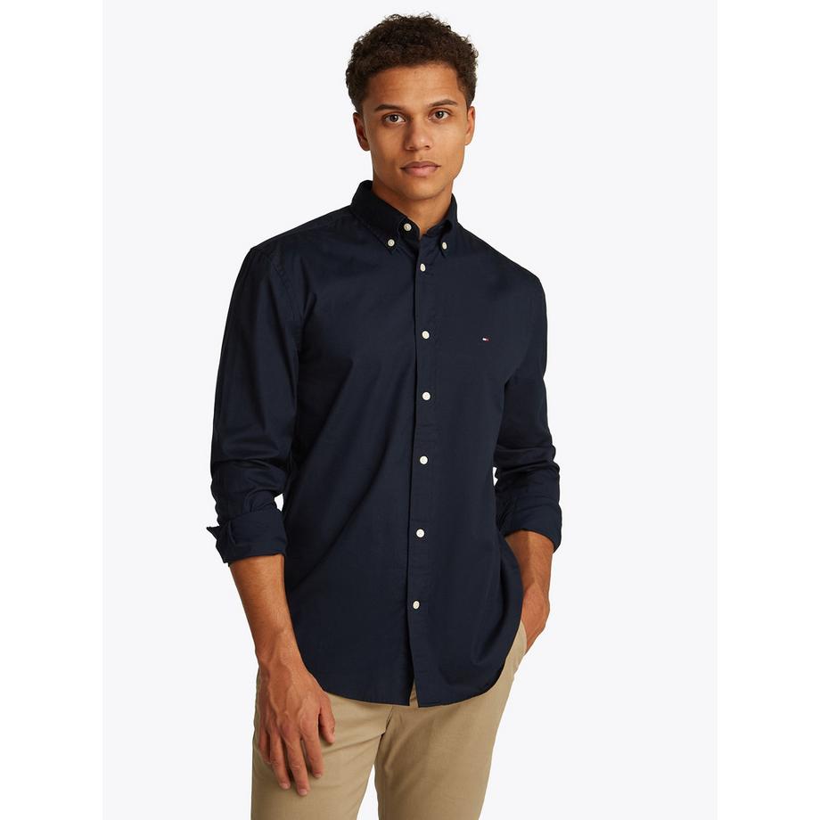 TOMMY HILFIGER Core Flex Poplin Solid RF Camicia  