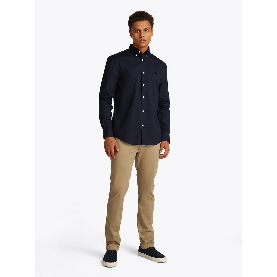 TOMMY HILFIGER Core Flex Poplin Solid RF Camicia  