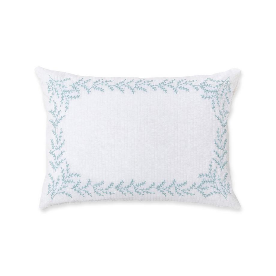 Manor Frejus Seersucker Federa ricamata  