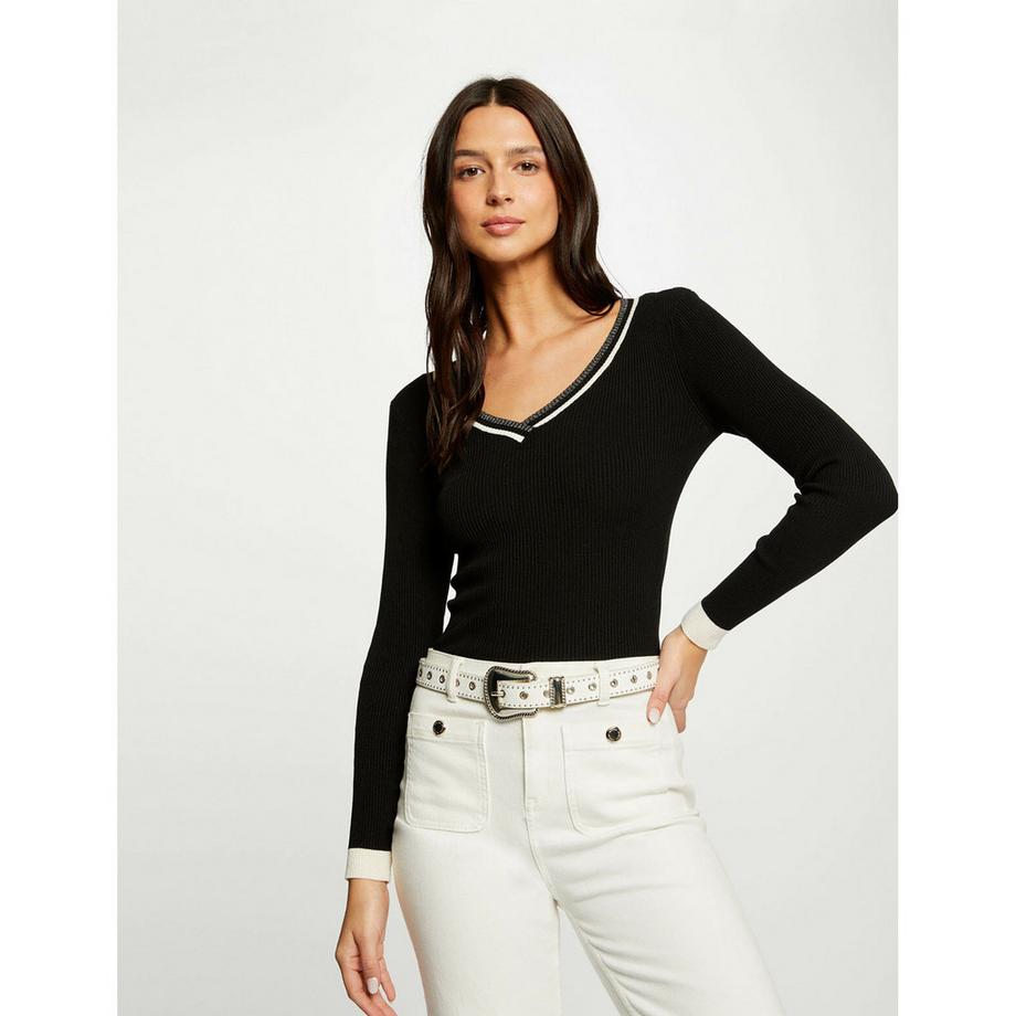 MORGAN Pull Col V Slim Fit  