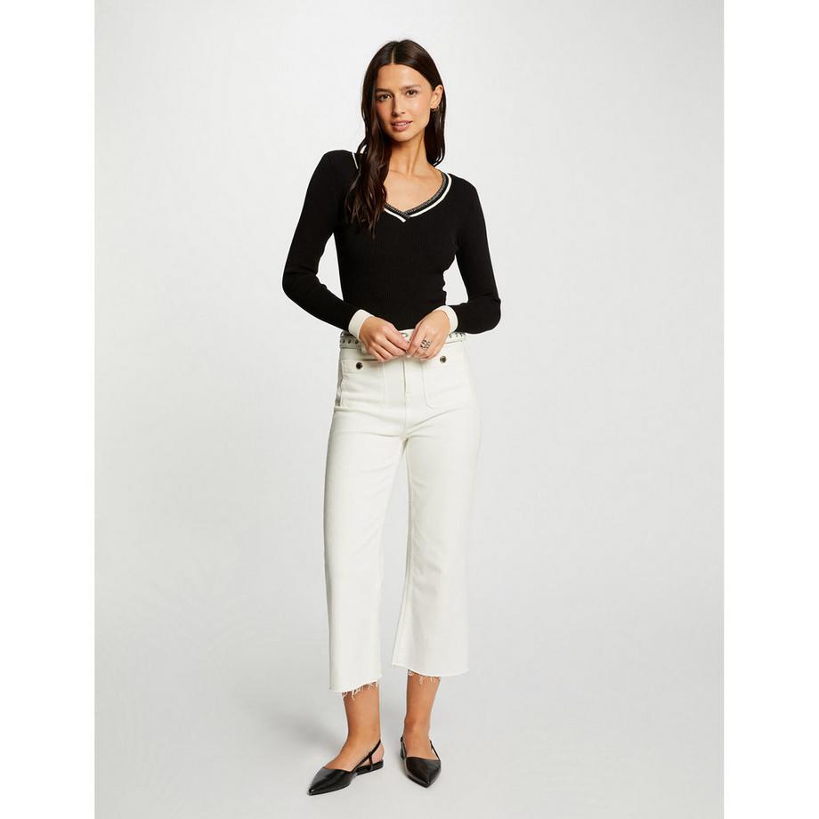 MORGAN Pull Col V Slim Fit  