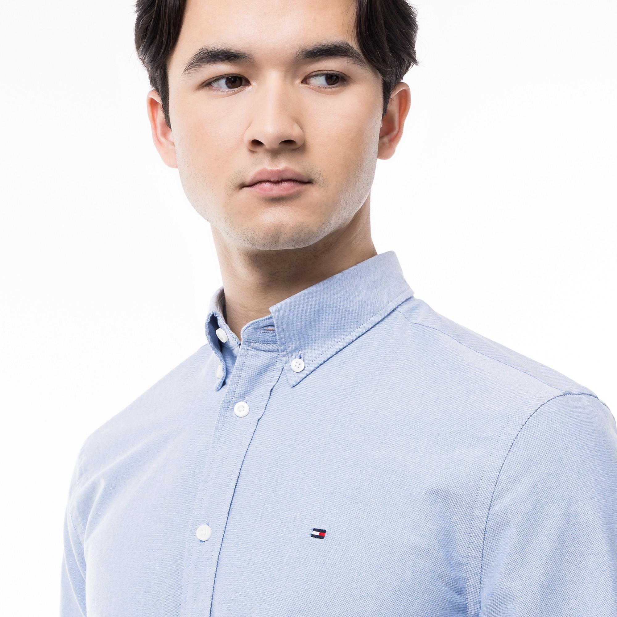 TOMMY HILFIGER Solid Heritage Oxford Regular Fit Camicia  