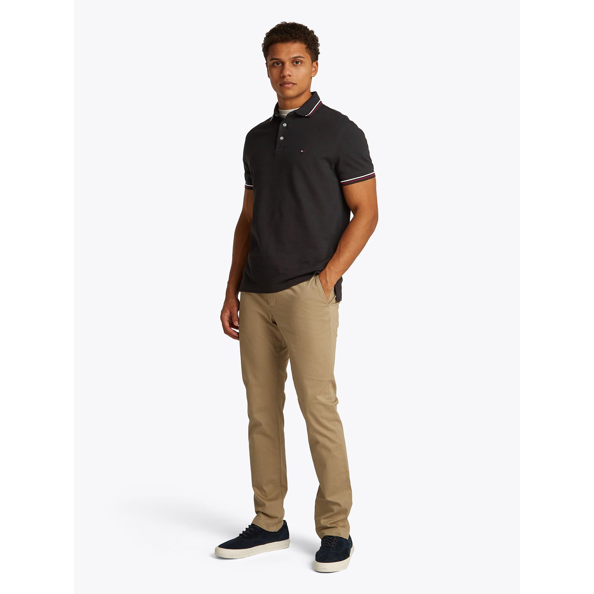 TOMMY HILFIGER TIPPED SLIM FIT POLO Polo, maniche corte 