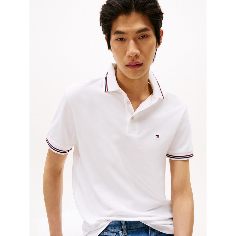 TOMMY HILFIGER Tipped Slim Fit Polo  