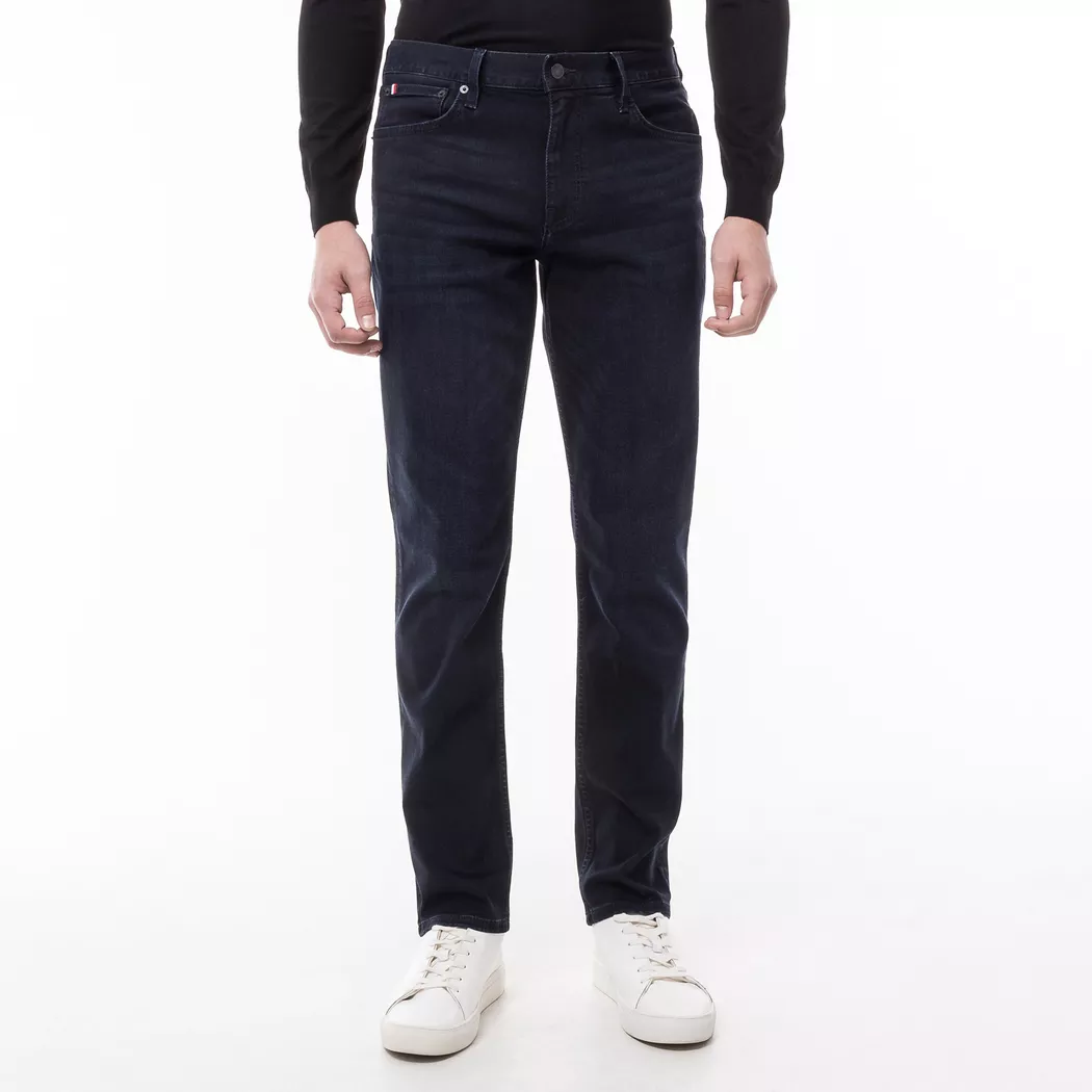 Tommy Hilfiger Jean Core Denton Straight Fit Blue Black 34 Homme