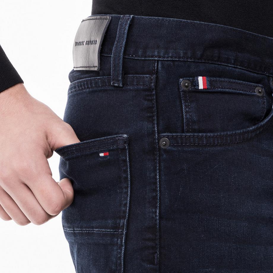 TOMMY HILFIGER Denton Blue Black Regular Fit Jeans  