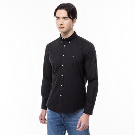 TOMMY HILFIGER Core Flex Poplin Solid Regular Fit Chemise  