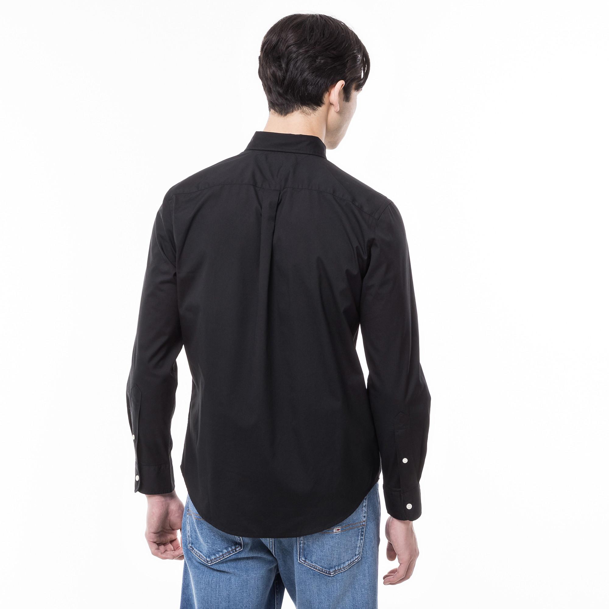 TOMMY HILFIGER Core Flex Poplin Solid Regular Fit Chemise  