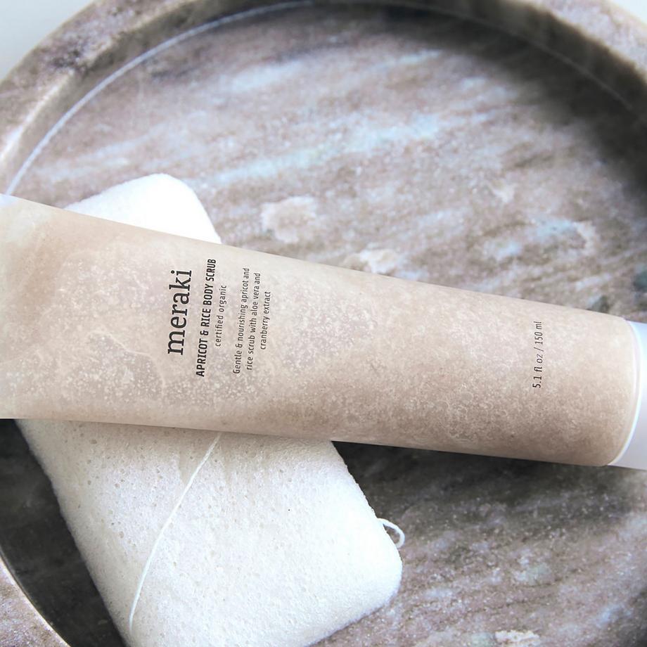 Meraki Apricot & Rice Scrub corpo 