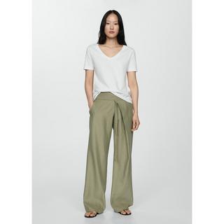 MANGO CHALAPI T-Shirt Maniche Corte Scollo a V  