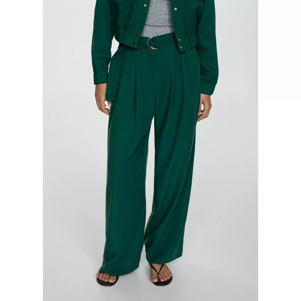 Mango - Hose, für Damen, Grün, Größe 36 3
