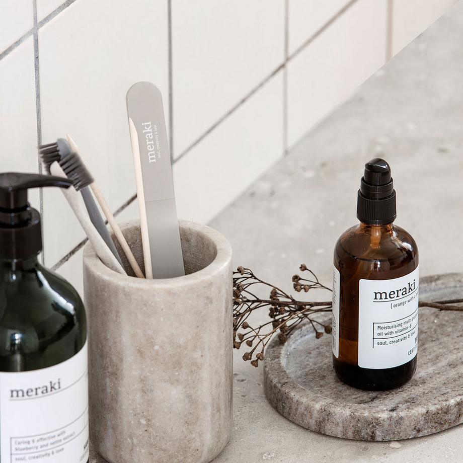 Meraki Tablett oval Marble 