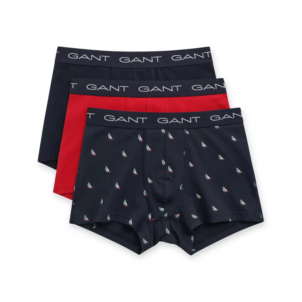 Gant pour homme. 900003333 Lot de 3 boxers bleu marine (XXL), Homewear, Coton 2