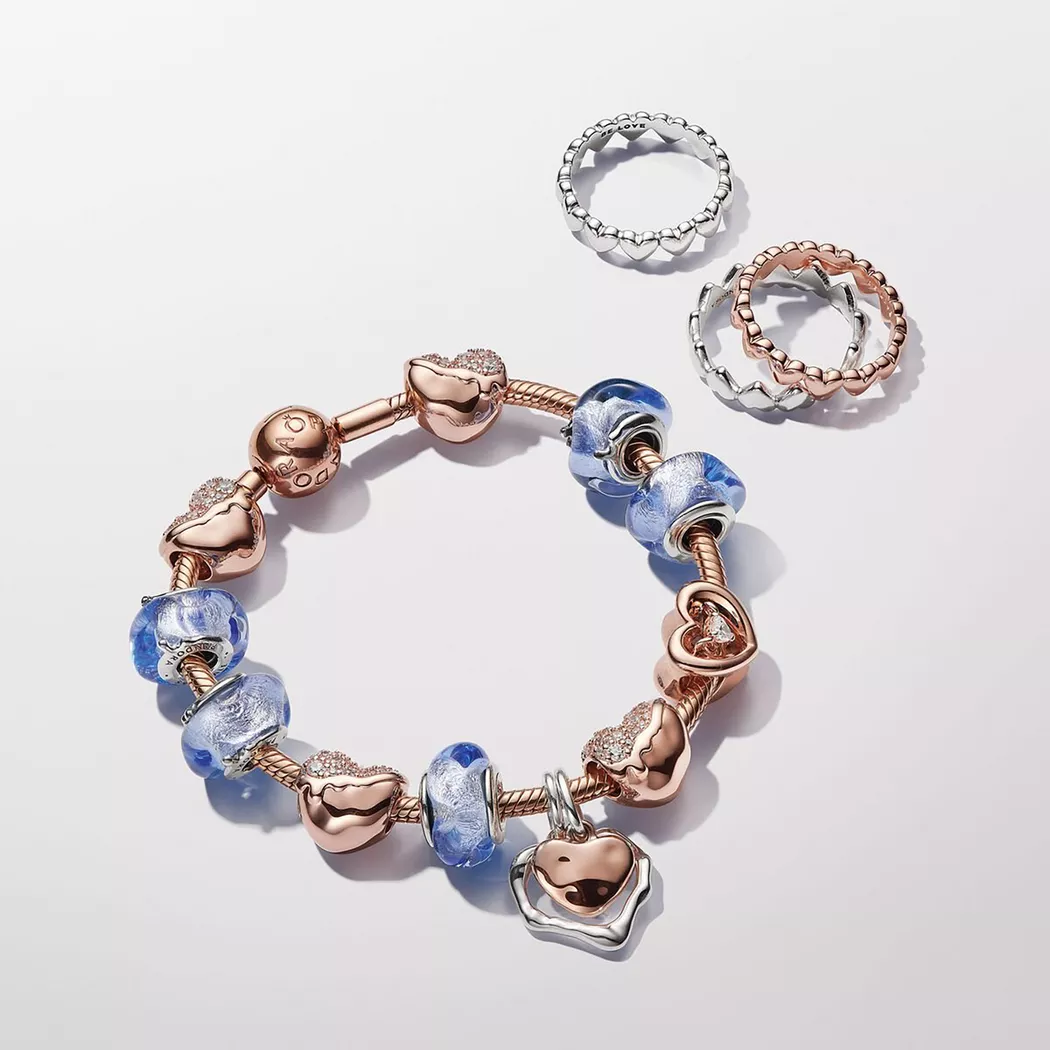 Pandora - Ring,  Moments, 52, Roségoldfarben