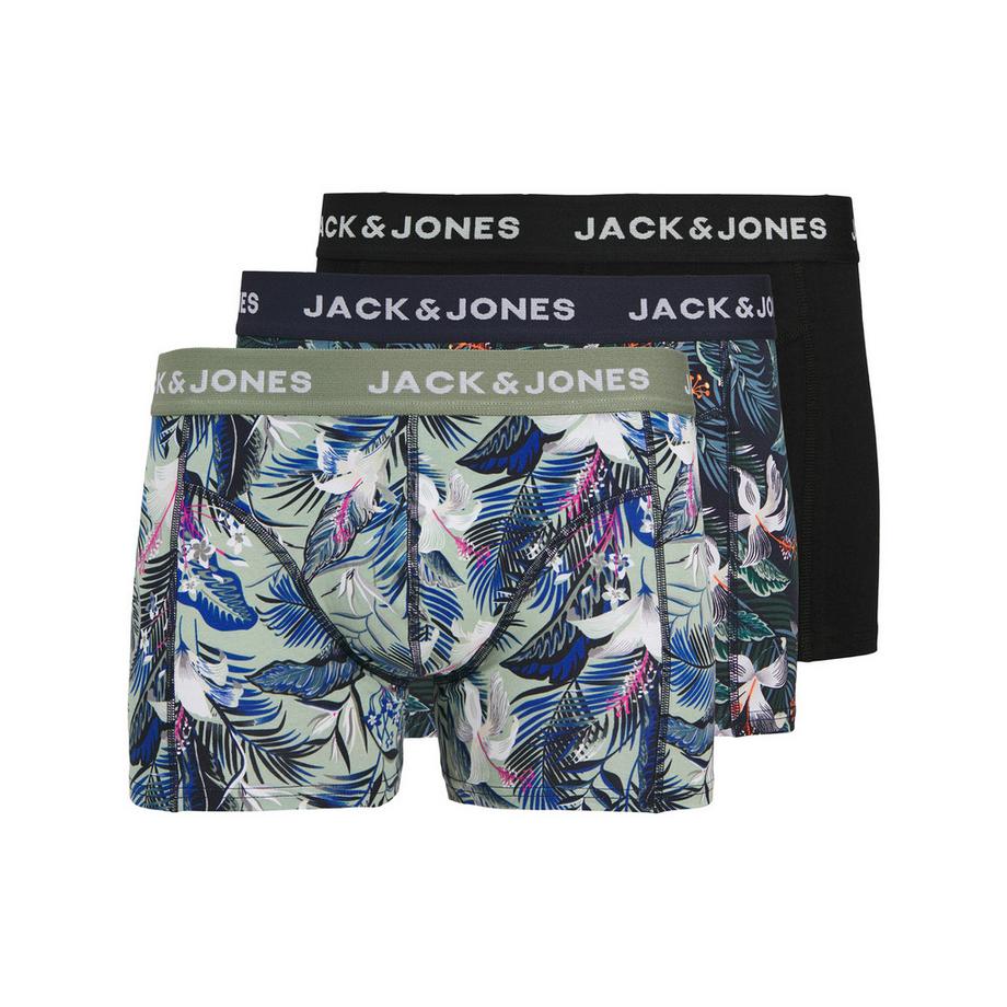 JACK & JONES JACBRADY Flower Trunks Confezione da 3  