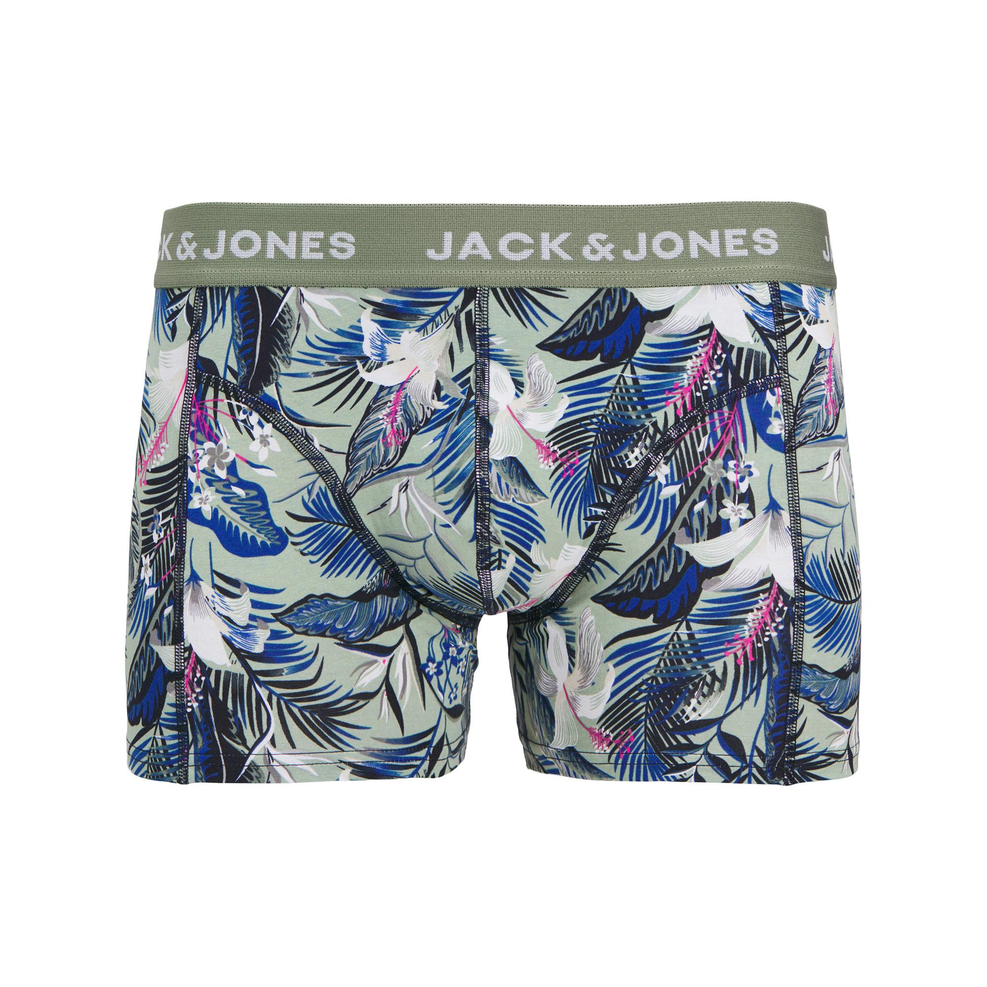 JACK & JONES JACBRADY FLOWER TRUNKS 3 PACK Lot de 2 boxers 