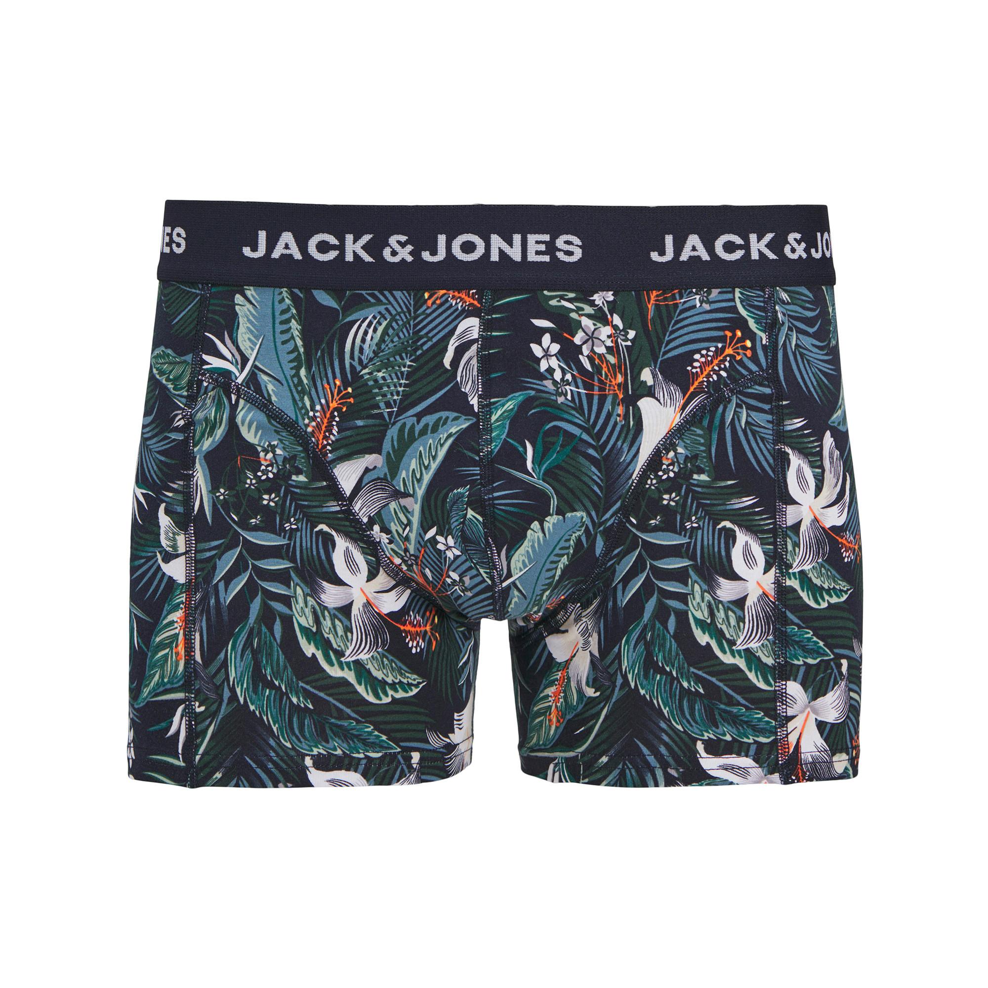 JACK & JONES JACBRADY FLOWER TRUNKS 3 PACK Lot de 2 boxers 