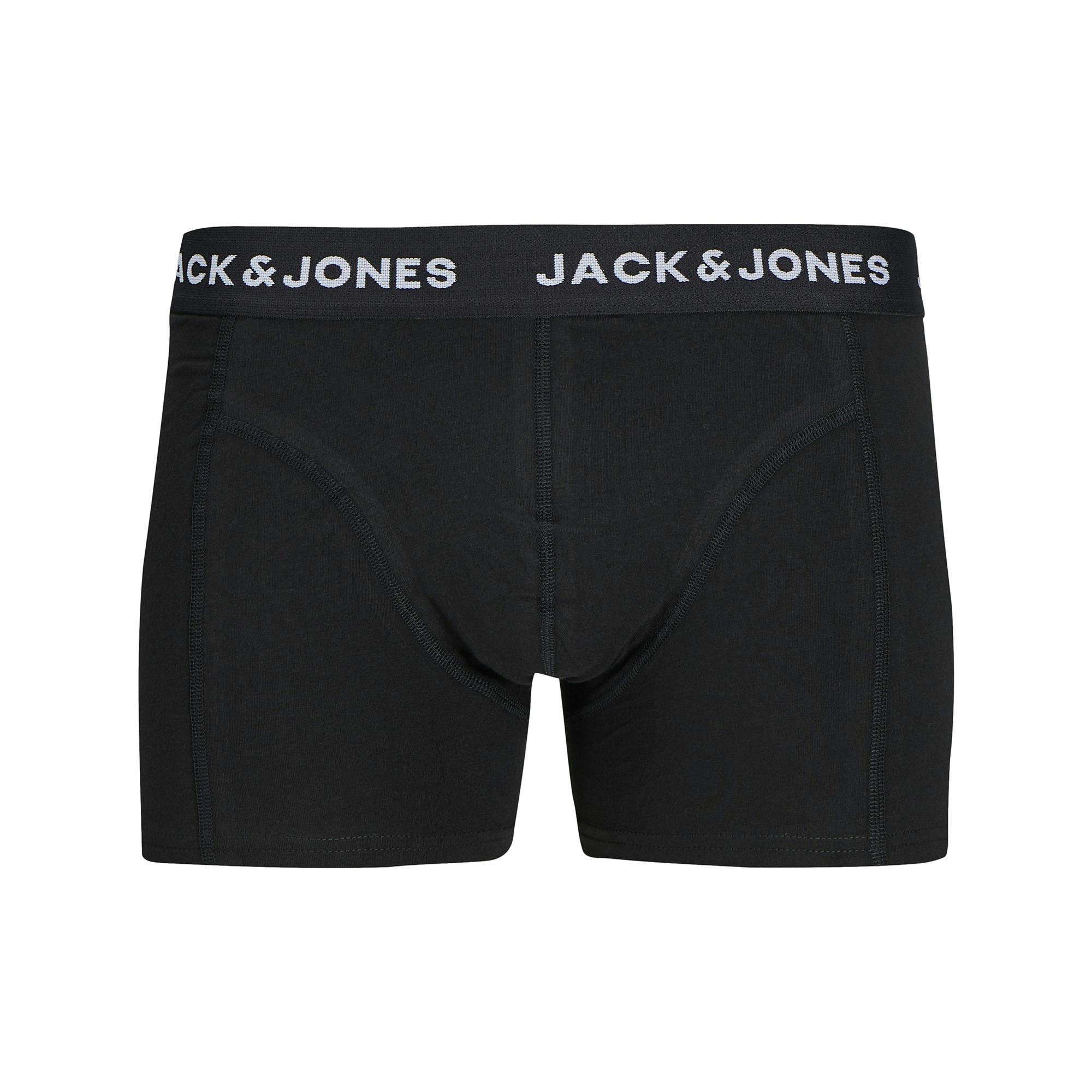 JACK & JONES JACABSTRACT TRUNKS 3 PACK Lot de 2 boxers 