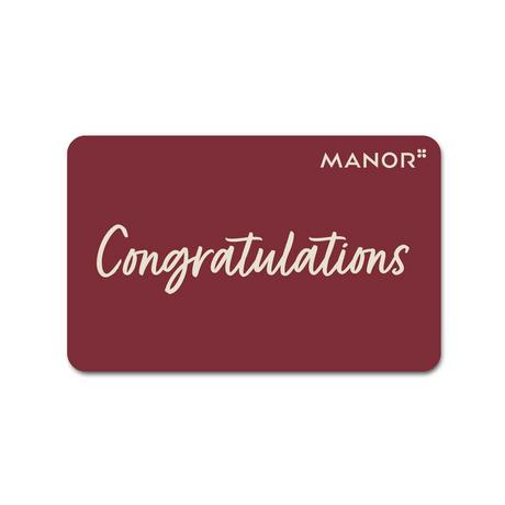 Manor Dark red / Congratulations Carta regalo 