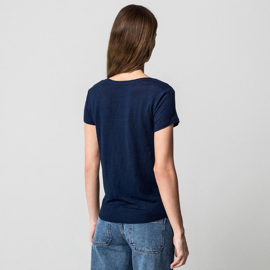 Manor Woman Kurzarm V-Ausschnitt T-Shirt  