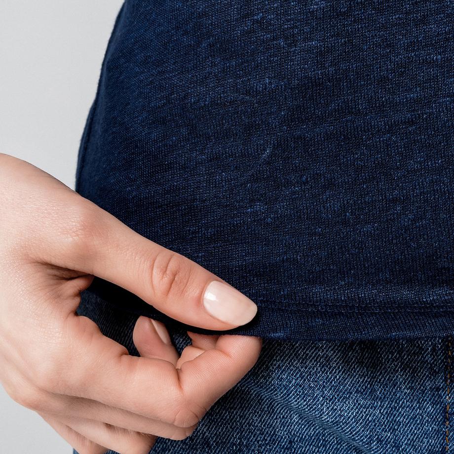 Manor Woman Kurzarm Leinen T-Shirt  