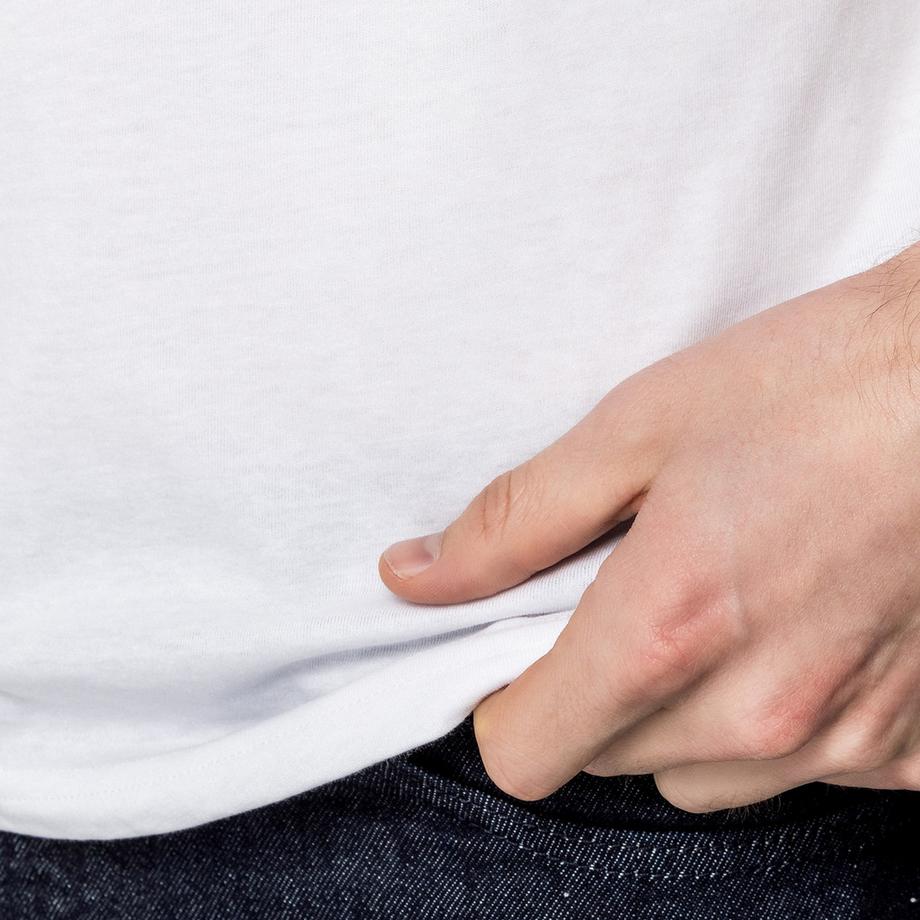 Manor Man T-shirt col rond manches courtes  