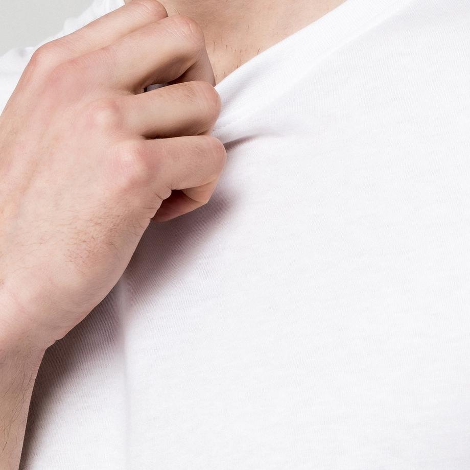 Manor Man T-shirt col rond manches courtes  