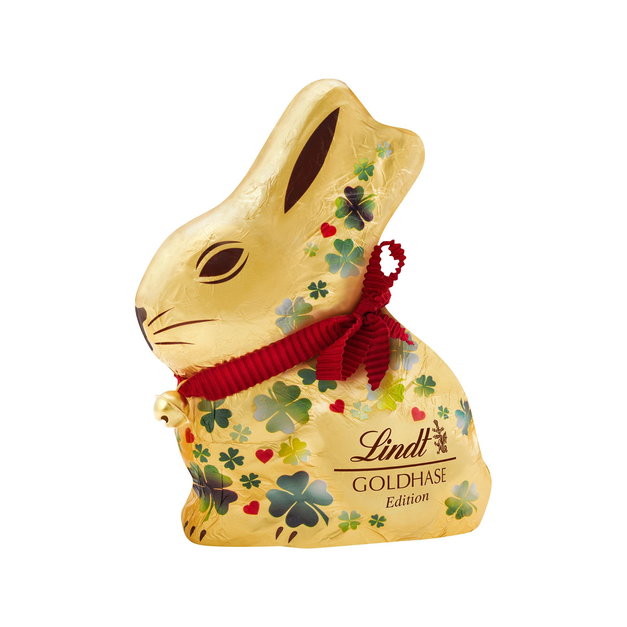 Lindt EASTER Lapin doré lait porte-bonheur édition petite 