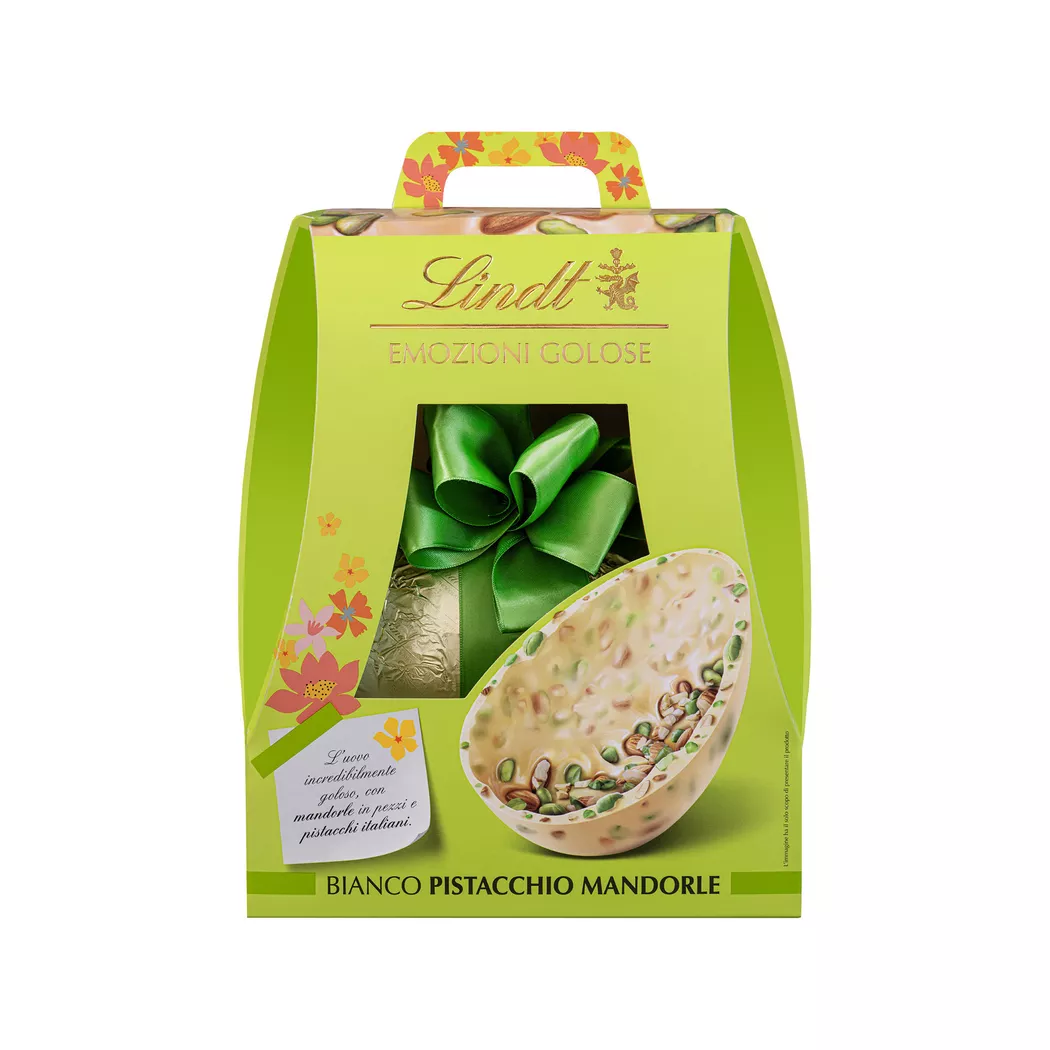 Lindt - Schoko Ei Weiss Pistazie und Mandel, Easter, 400g