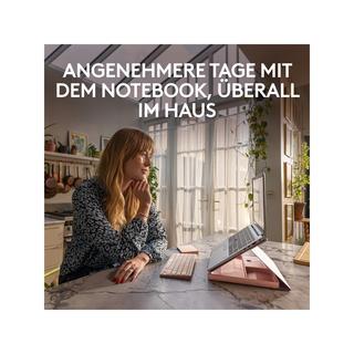Logitech Casa Pop-Up Desk Tastatur mit Touchpad 