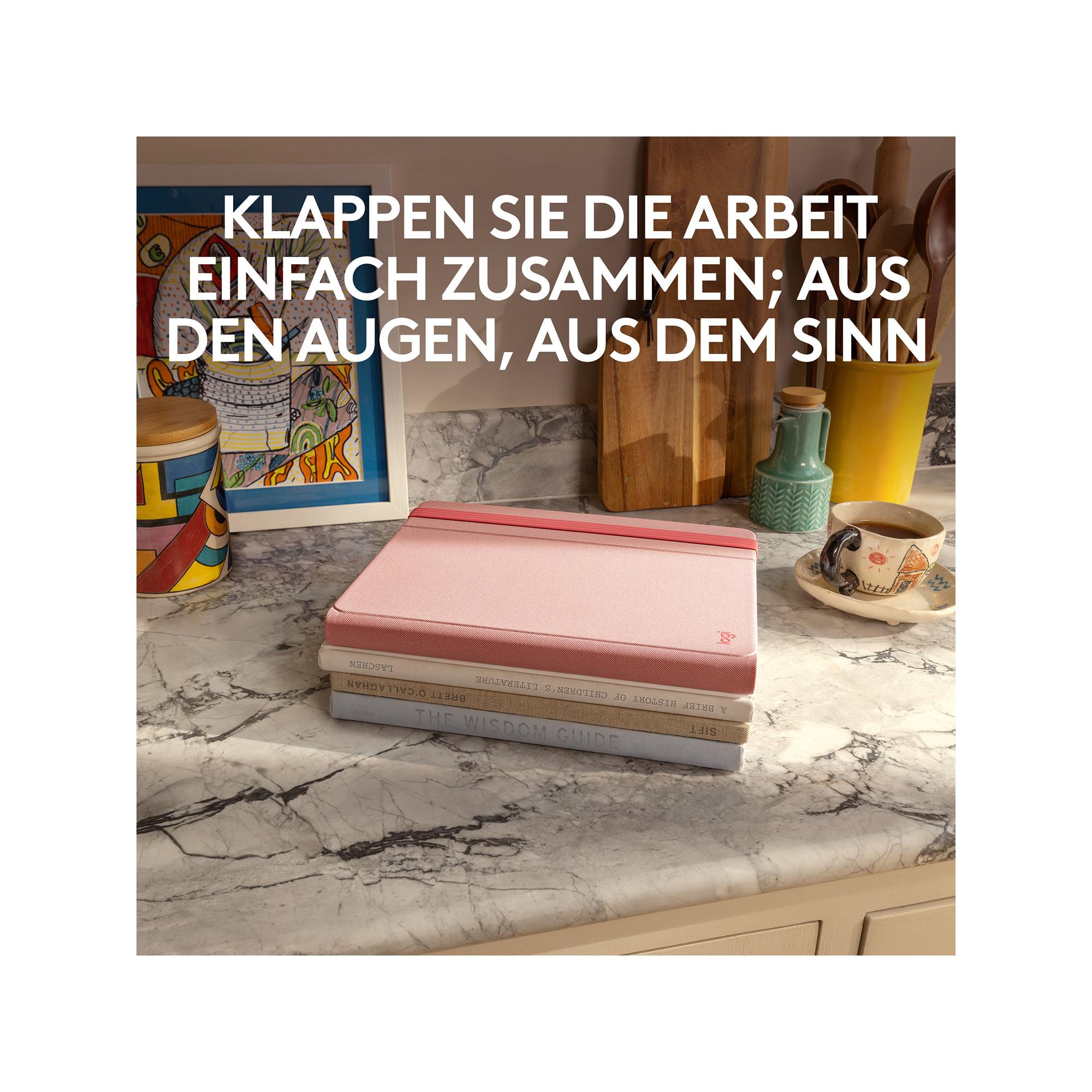 Logitech Casa Pop-Up Desk Tastatur mit Touchpad 