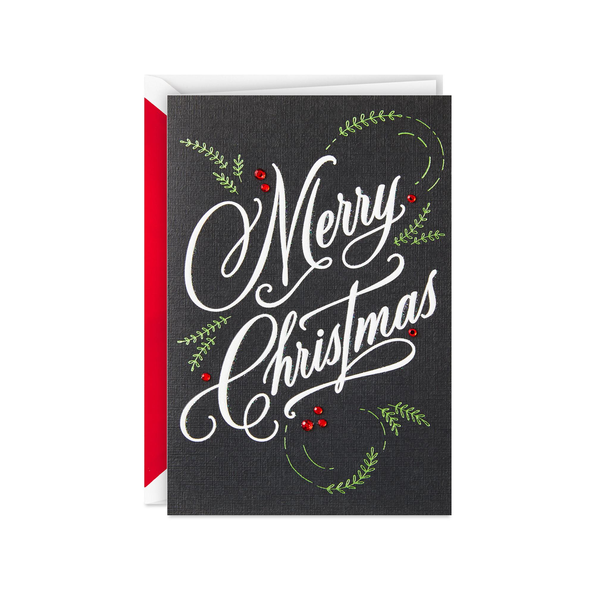 Hallmark Carte auguri Natale Merry Christmas 