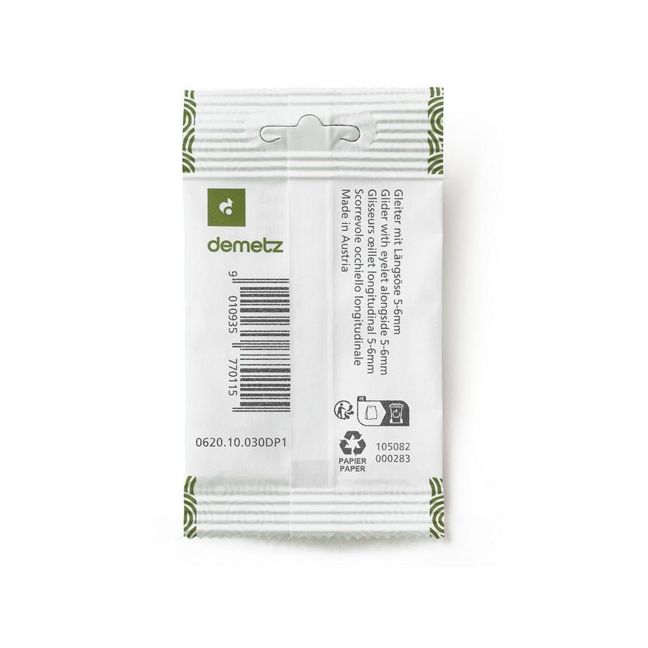 demetz Scorrevole con occhiello longitud. Gleiter mit Längsöse 