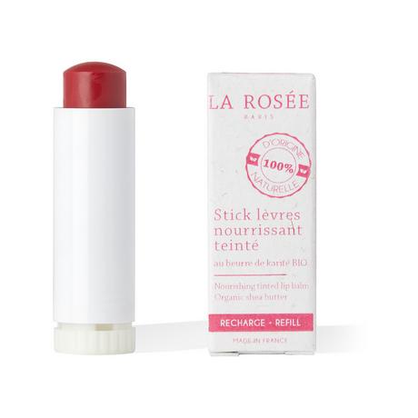 La Rosée  Recharge Stick Lèvres Nourrissant Teinté Au Beurre De Karité Bio  