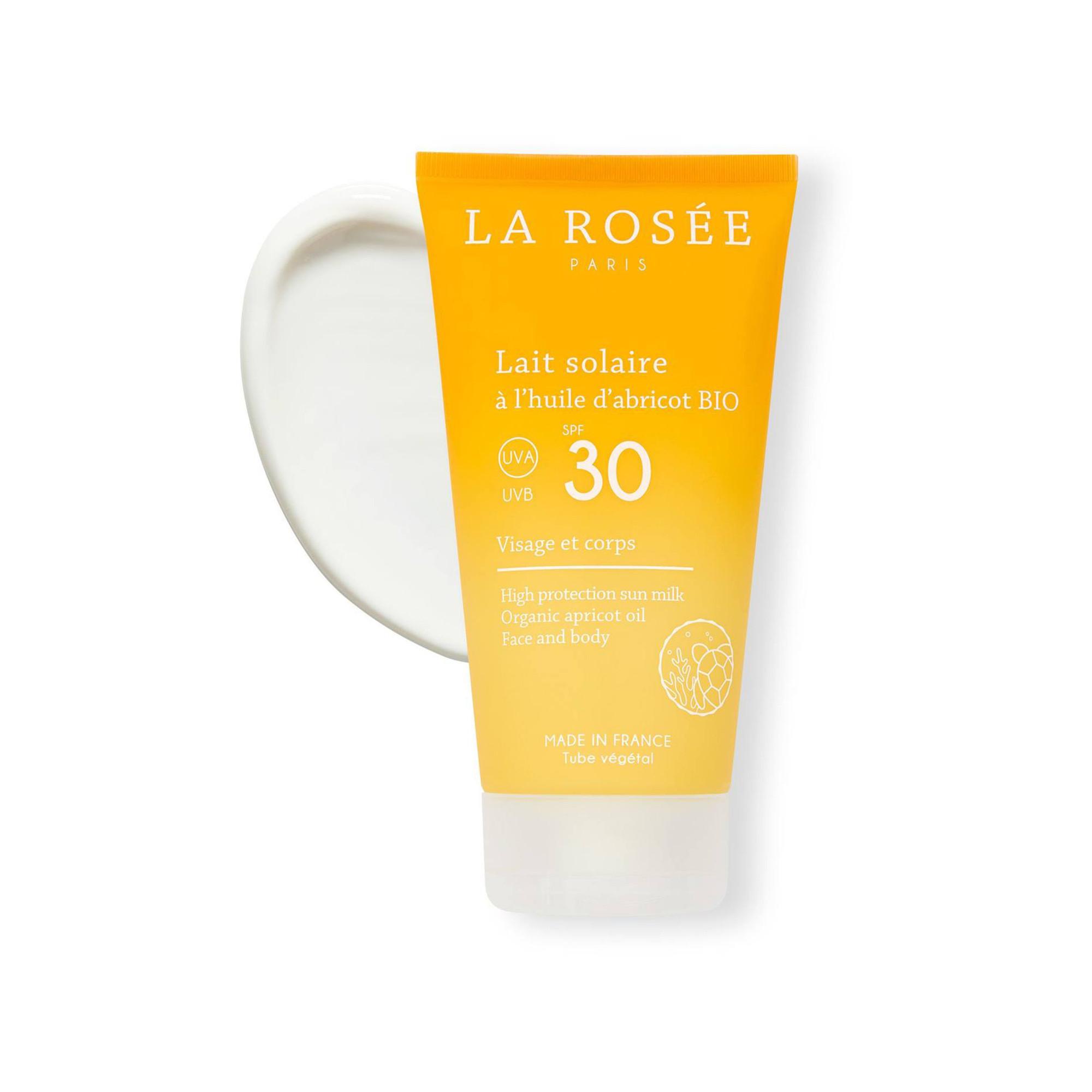 La Rosée  Lait Solaire À L'Huile D'Abricot Bio SPF30 