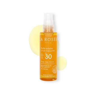 La Rosée  Huile Solaire À L'Huile D'Abricot Bio SPF30 