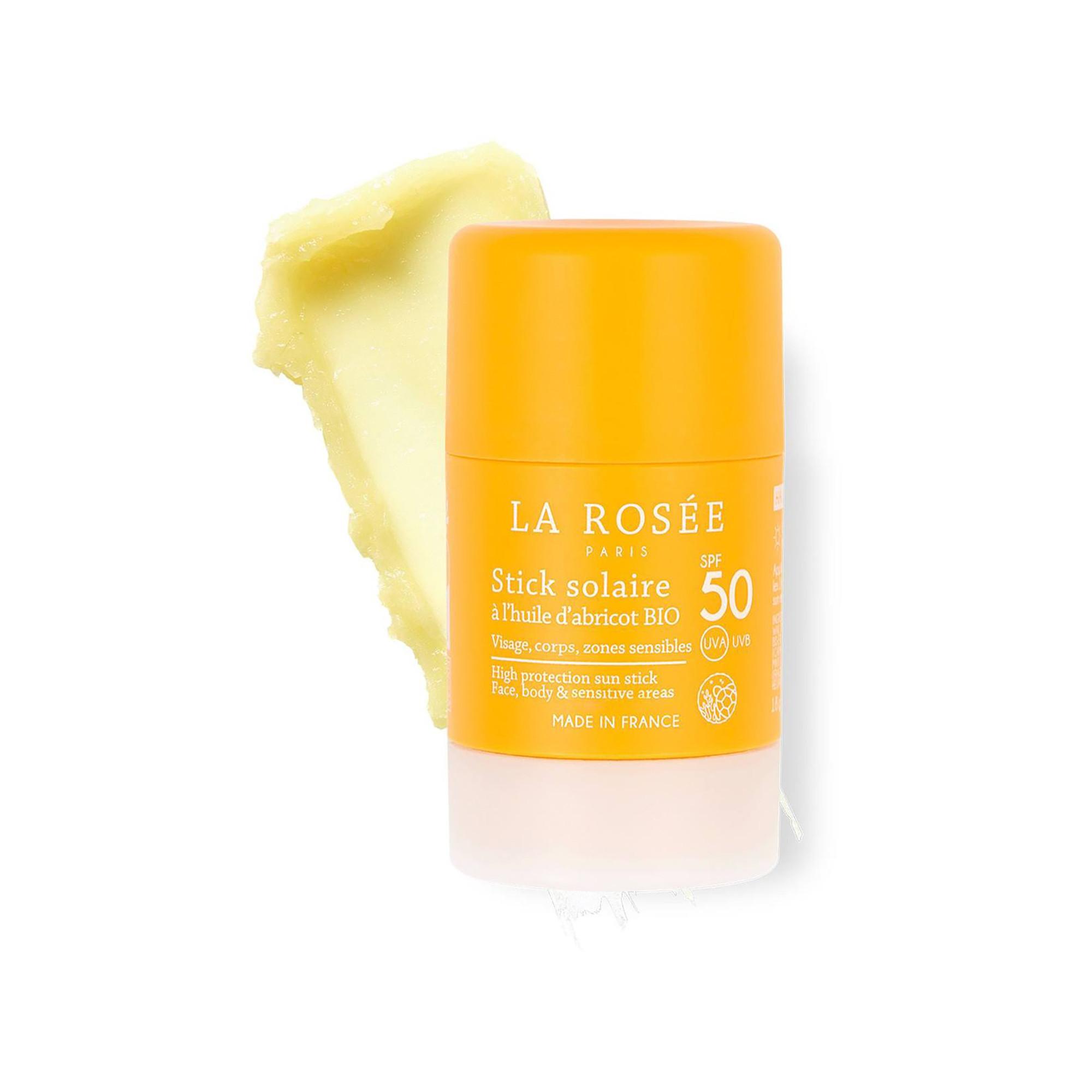 La Rosée  Stick solare all'olio di albicocca biologico SPF50  