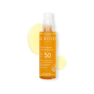 La Rosée  Huile Solaire À L'Huile D'Abricot Bio SPF50+ 