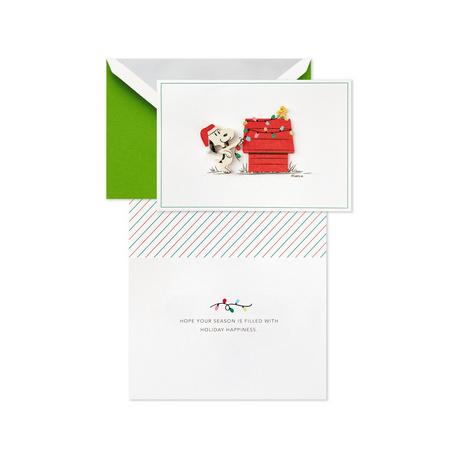 Hallmark Carte auguri Natale Snoopy 