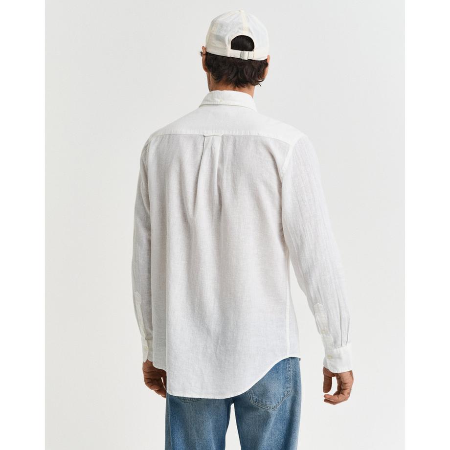 GANT REG COTTON LINEN SHIRT Leinenhemd, langarm 