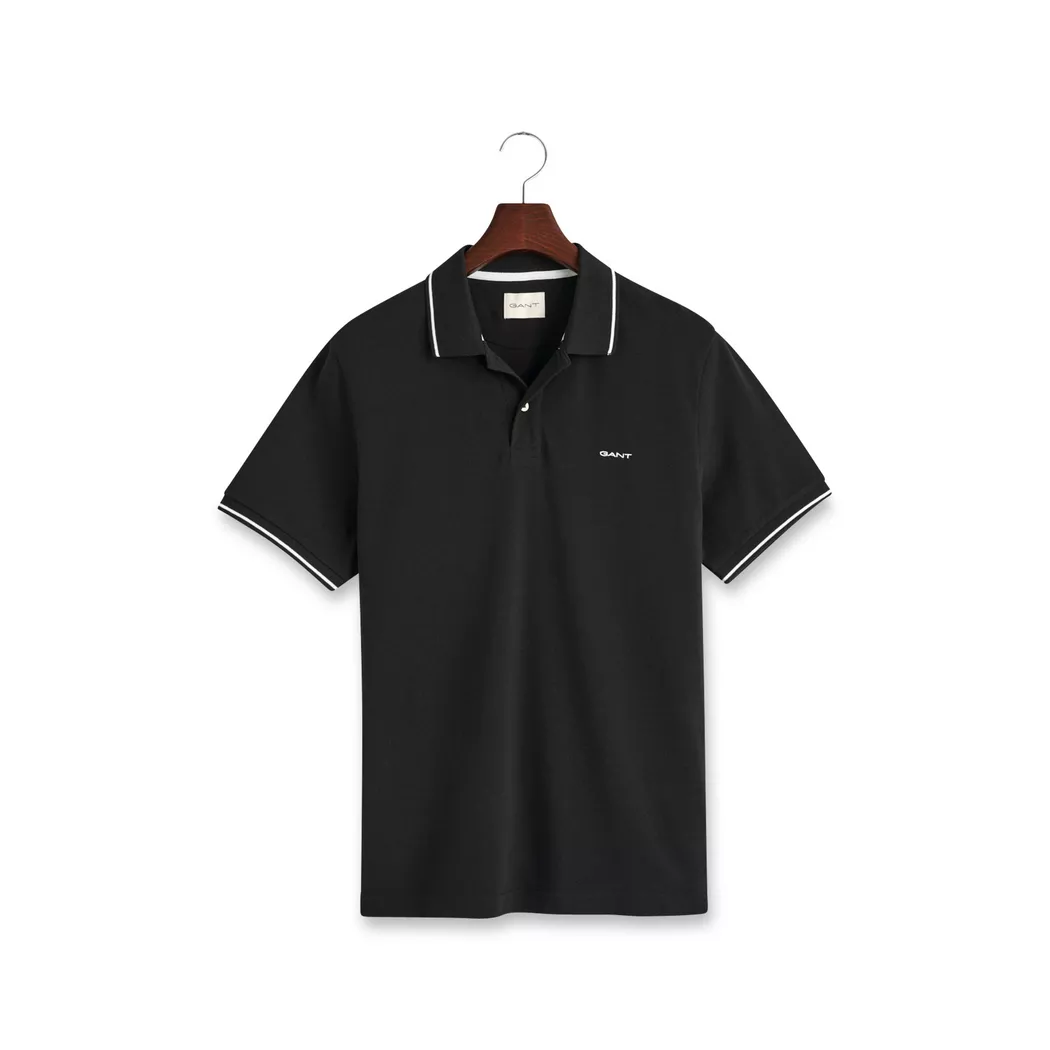 Gant - Poloshirt, kurzarm, für Herren, Black, Größe M