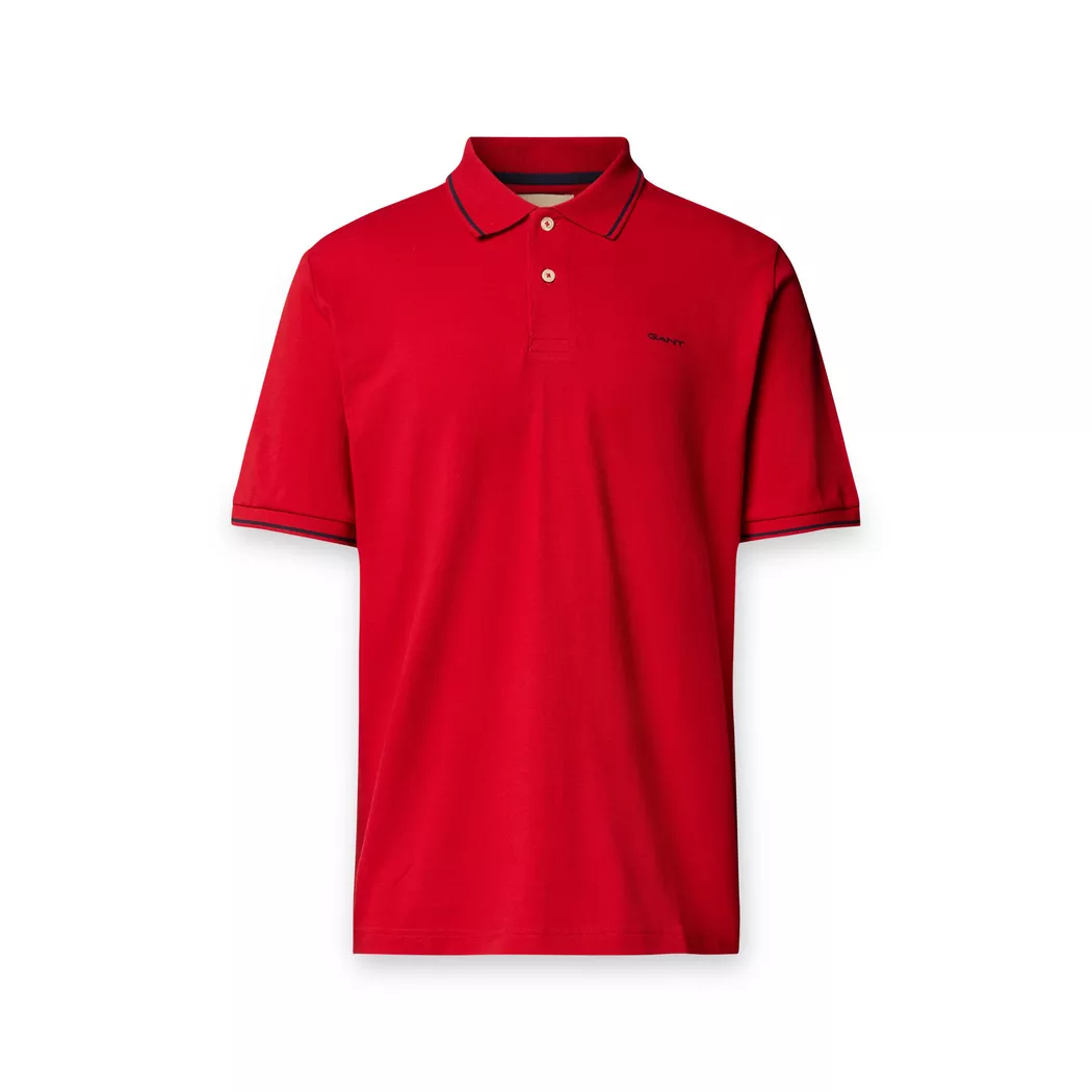 Gant - Poloshirt, kurzarm, für Herren, Rot, Größe S