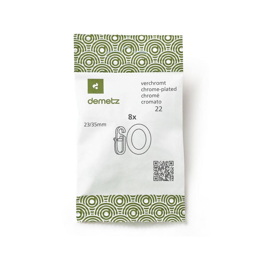 demetz Anneau avec crochet à rideau Ring Florida 