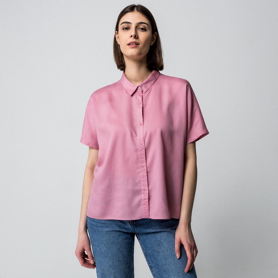 Manor Woman Relaxed Fit Kurzarm Bluse  