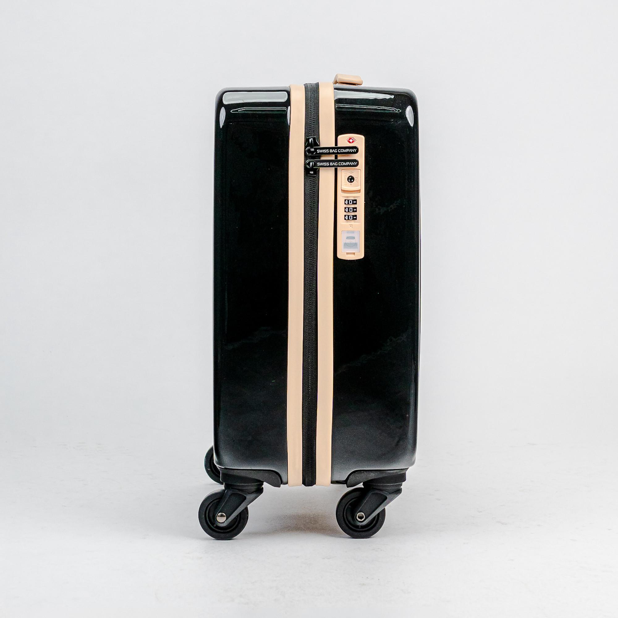 SWISS BAG COMPANY 45.0cm, Hartschalenkoffer Spinner, Underseat Cosmos Deluxe 