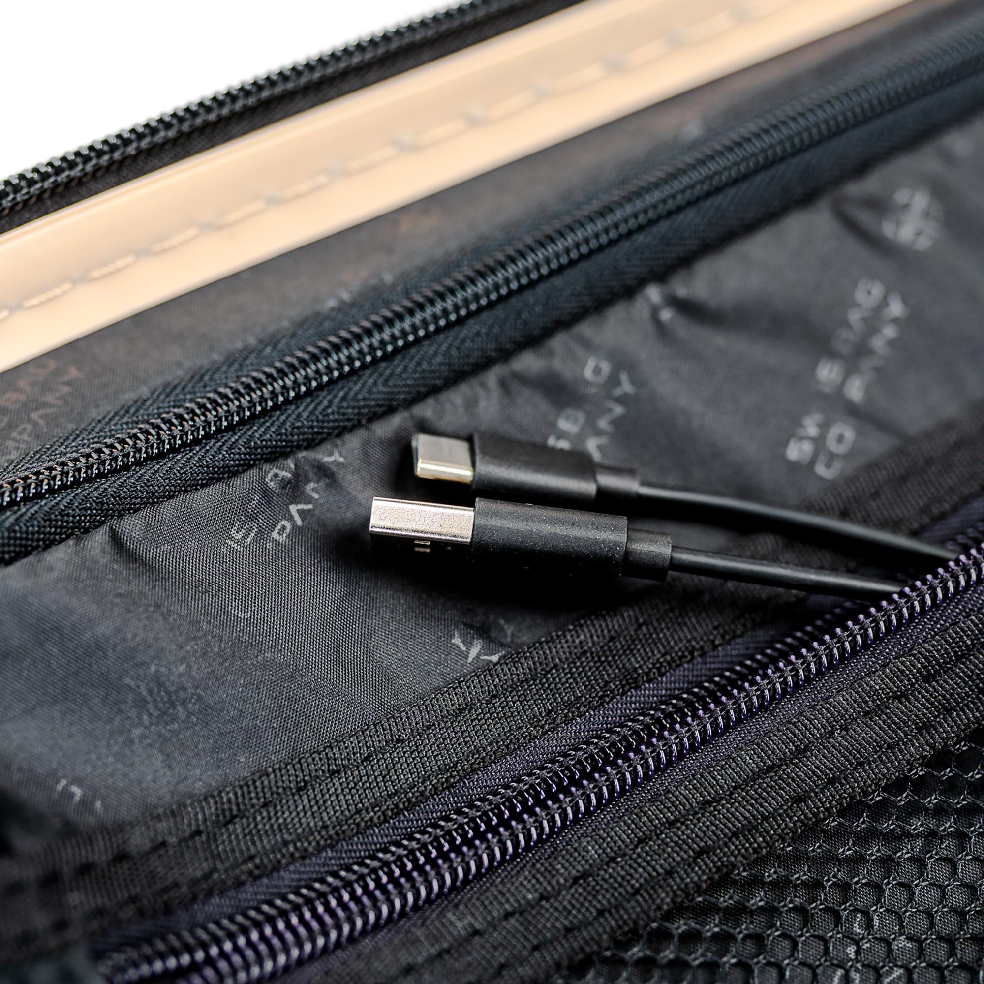 SWISS BAG COMPANY 45.0cm, Hartschalenkoffer Spinner, Underseat Cosmos Deluxe 