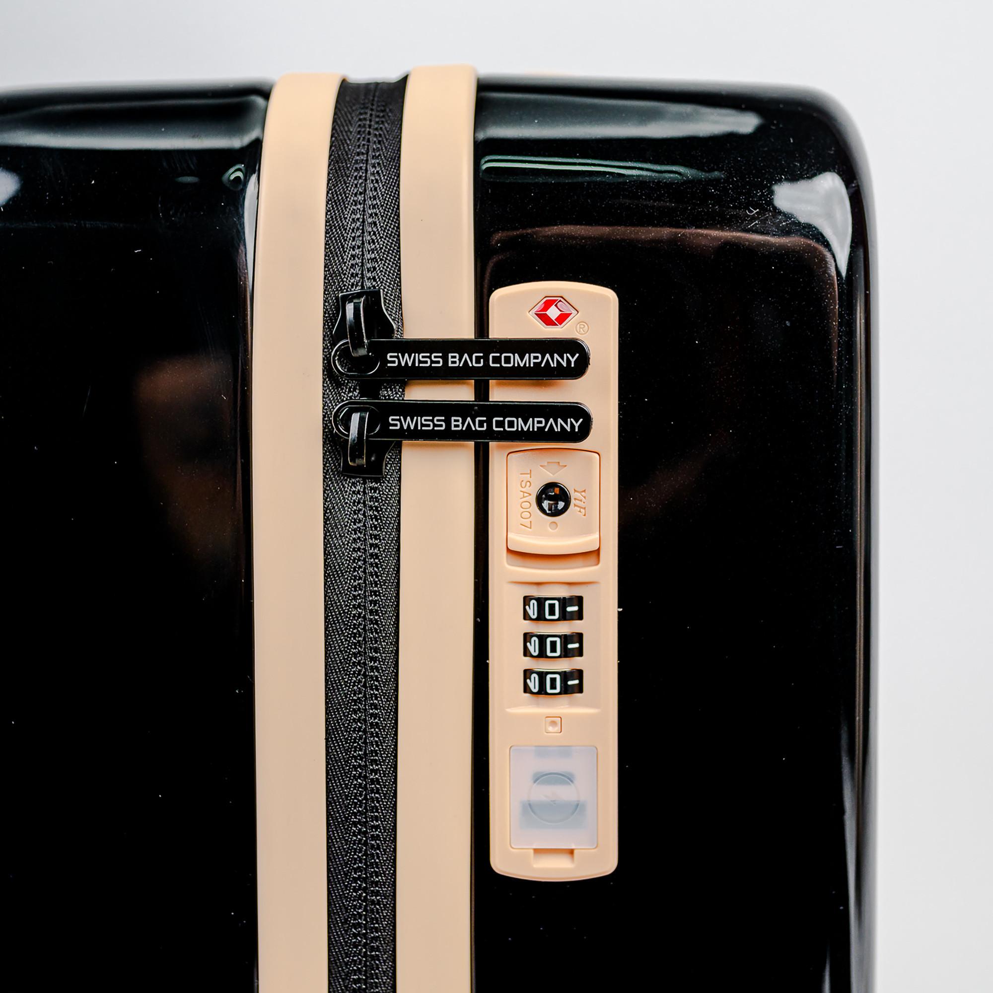 SWISS BAG COMPANY 45.0cm, Valise rigide Spinner, Underseat Cosmos Deluxe 