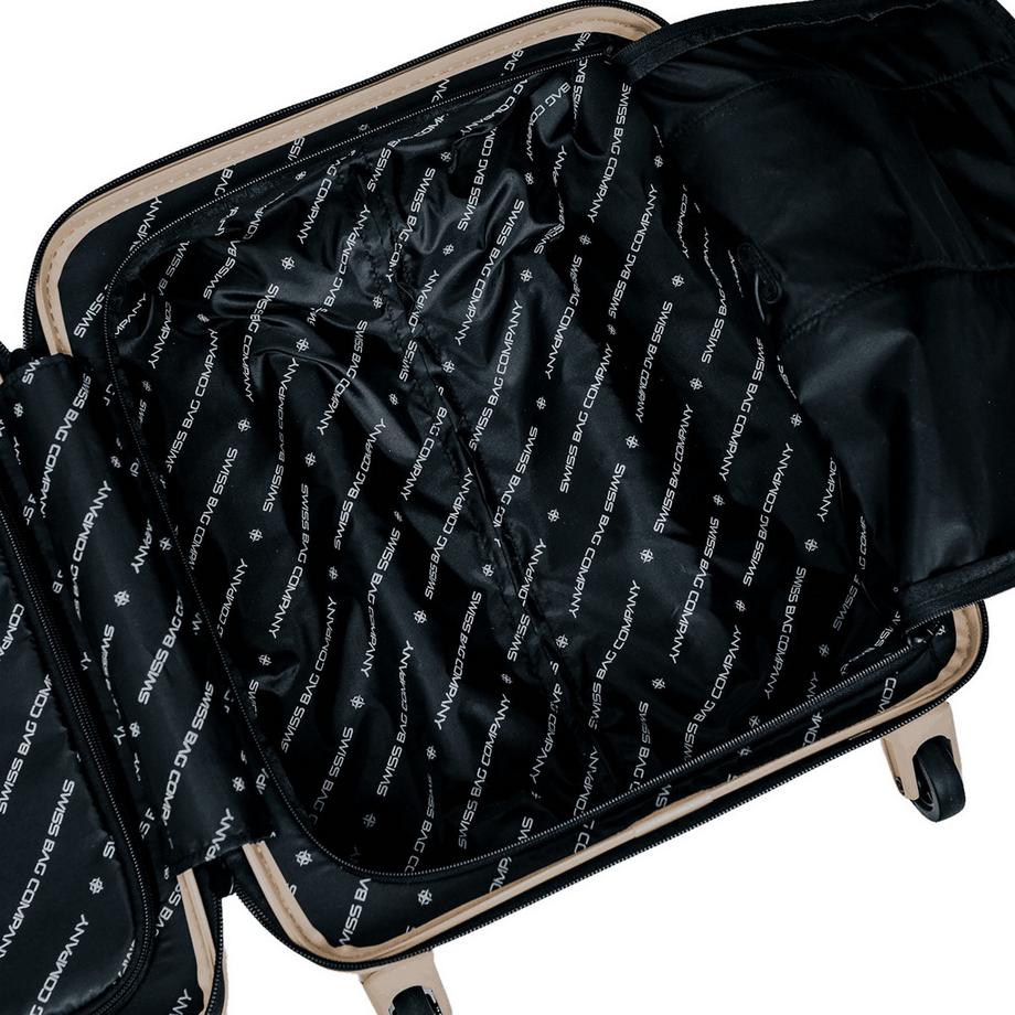 SWISS BAG COMPANY 45 cm, Valise rigide Spinner, Underseat Cosmos Deluxe 
